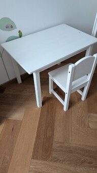 Detský stolík so stoličkou IKEA Sundvik
