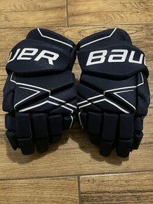 Predám Hokejové rukavice Bauer NSX SR navy 14”