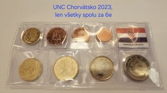 Set Chorvátsko 2023 UNC