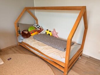 Detska postel 90x200, domcek
