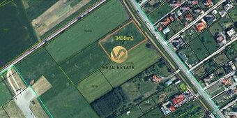 Na PREDAJ pozemok 3 664m2 pre komerčné využitie, Nitra - Jan