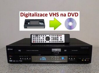 ⚠️VHS-HDD-DVD rekordér Funai T3A-A8182DB