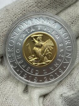 Krásna 2000 Kč 2000 100 rokov československá koruna