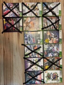 Predám hry na Xbox 360