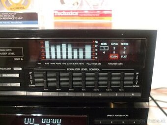Vzacny MIDI 2x7 pasm. equalizer TECHNICS SH-E75, JAPAN, AE30