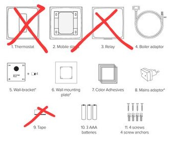 Netatmo termostat náhradní díly