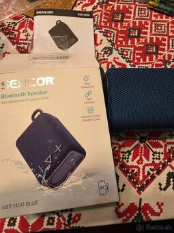modry bluetooth reproduktor sencor sss 1400 modrý FM rádio p