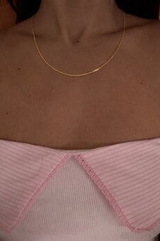 Zlata retiazk zlato nahrdelnik