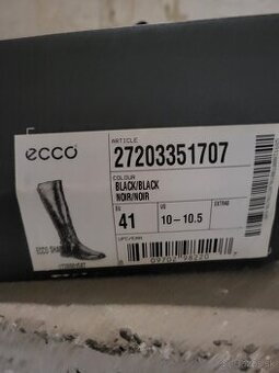 Predám elegantné dámske kožené čižmy ECCO SHAPE