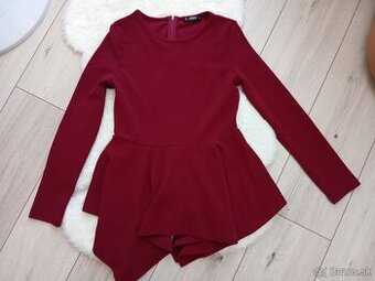 Dámsky burgundy top M