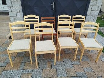 Jedálenské stoličky 7+1 predám.