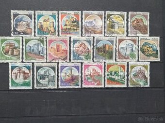 Poštové známky č.1023 - Taliansko - hrady