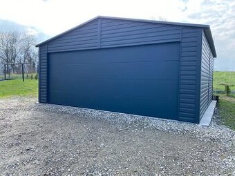 Plechová garáž 6x6m