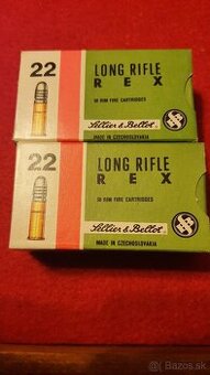 Strelivo naboje 22LR, .22LR, 22 LR Sellier & BellotRex