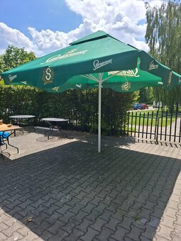 Slnečník velkosť 3,5x3,5m