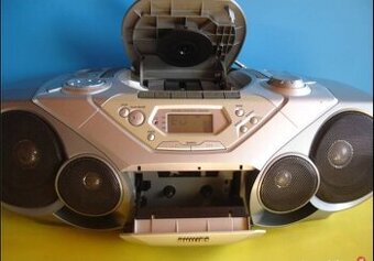 Philips AZ Rádiomagnetofón sieť 230v aj Baterky