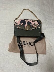 Khaki ružová kabelka na plece zn. LIU JO originál - 1