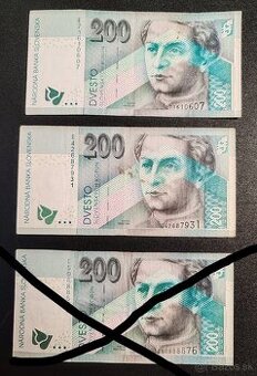 200 sk, koruna, cena za kus 14€