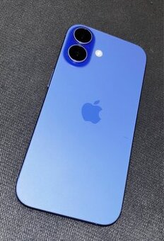 Apple iPhone 16 128gb ultramarin - zdravie baterie 100%