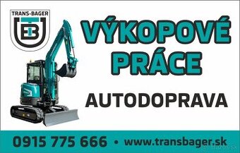 Zemné a výkopové práce nákladná doprava