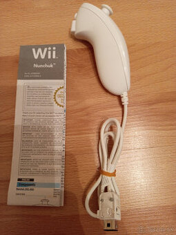 Nintendo Wii - Nunchuck Originál Nintendo Biely