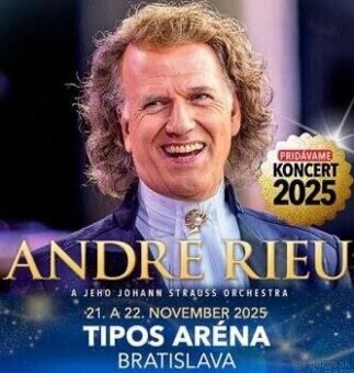 2 listky Andre Rieu , 21.11.2025, plocha 14.rad