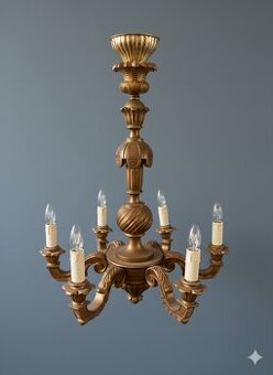 Predám drevený luster v klasickom štýle