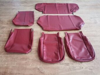 Sada potahů sedadel bordó Fiat 850 BN - Special