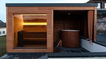 Exteriérová finska sauna