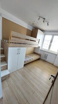 Poschodová posteľ dub sonoma s bielou