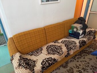 Predám retro gauč s kreslami za symbolickú sumu