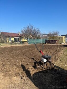 Rotavátorovanie pôdy a iné