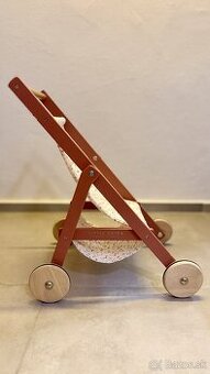 Little Dutch Kočiarik pre bábiky Kvety a motýle