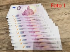 0 Eurové bankovky