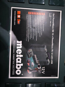 Metabo 601036910 – PowerMaxx BS 12 Set – AKU vŕtačka so skru