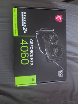 MSI GeForce RTX 4060 VENTUS 2X Black 8G OC