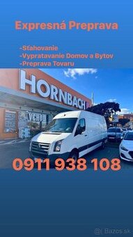 Sťahovanie, likvidácia odpadu, montáž denontaz