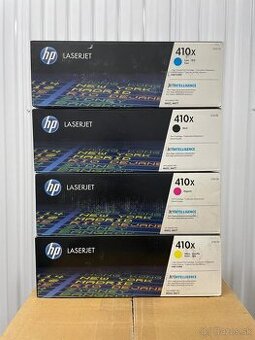 Sada 4 ks nových tonerů HP 410X s dokladem