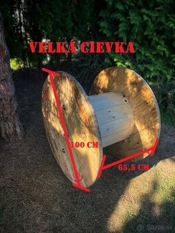 Drevené cievky na záhradný nábytok VELKE