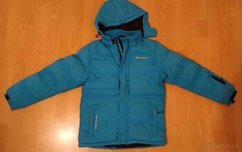 Zimná vetrovka NORDICA UNISEX tyrkysová, veľkosť 152