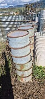 Predám pozinkovane sudy 200l