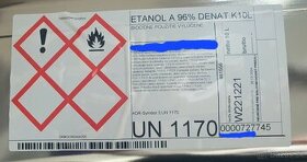 Etanol 96% lieh technicky 10L