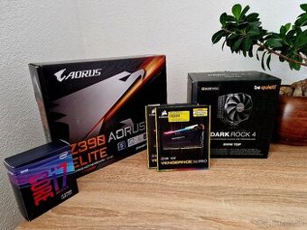 9700k+z390 aorus +32gb vengeance p7ro + bequiet Dark rock 4