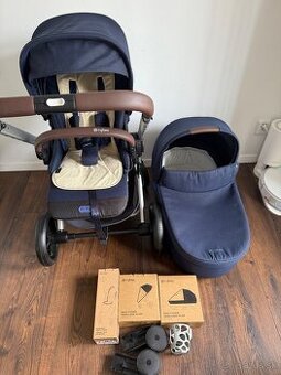 Cybex Balios S Lux+ Cot s Lux Set ocean blue 2023 2v1