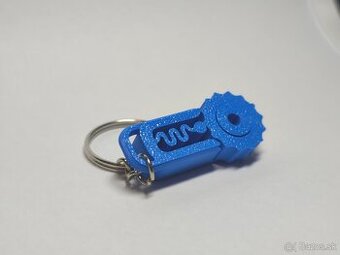 3D tlačený "klik-klak" prívesok