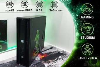 🎬🎮PC HP aj na HRY za 159€,Nepremeškajte IntelXEON,nVidia