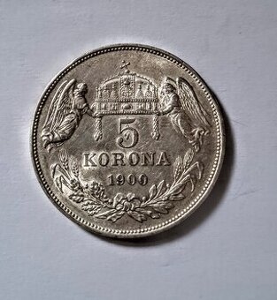 MINCE FJ.I. UHORSKA 5KORONA 1900