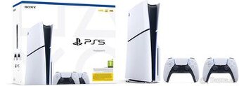 Playstation 5 Slim + 2x Dualsense ovládač