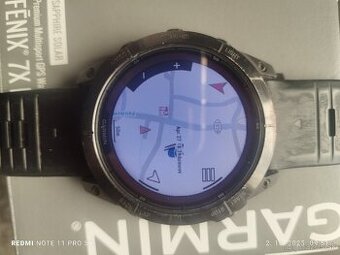 Garmin Fénix 7x pro solar safir