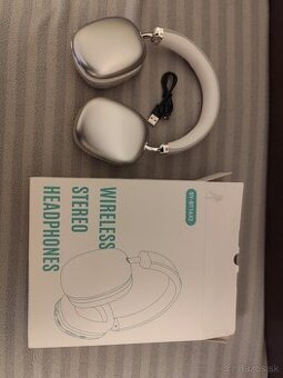 Bluetooth strieborné slúchadlá SY-BT1632 nové